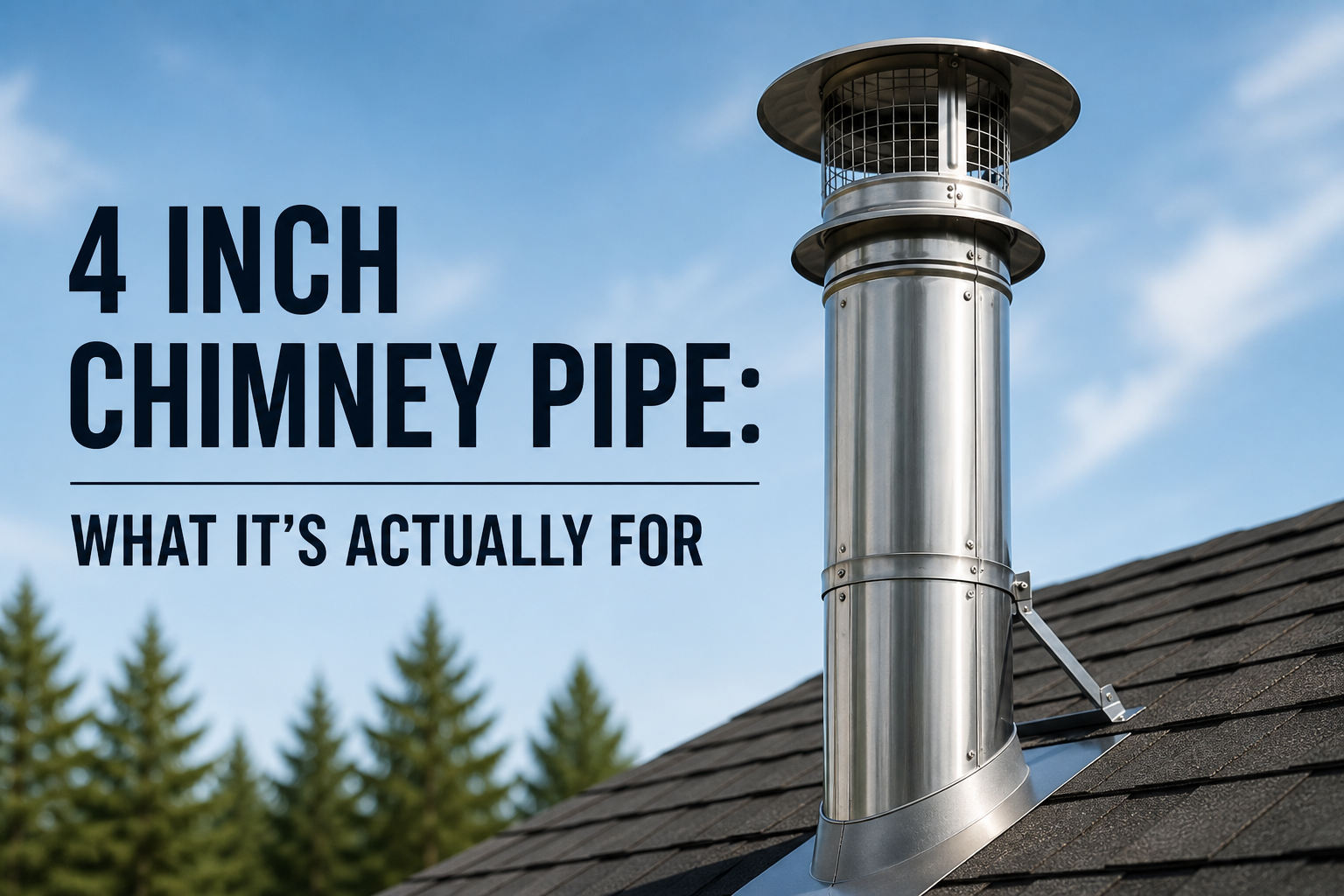 4 Inch Chimney Pipe: What It’s Actually For