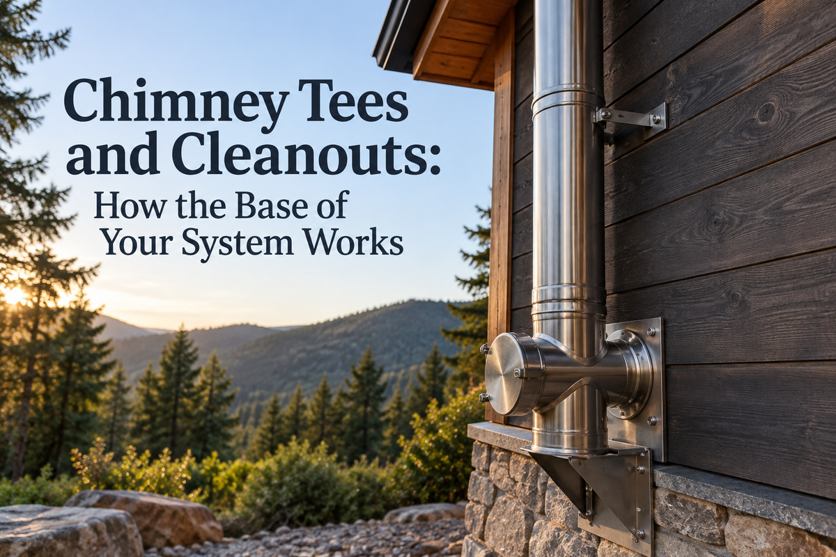 Chimney Tees and Cleanouts: How the Base of Your System Works