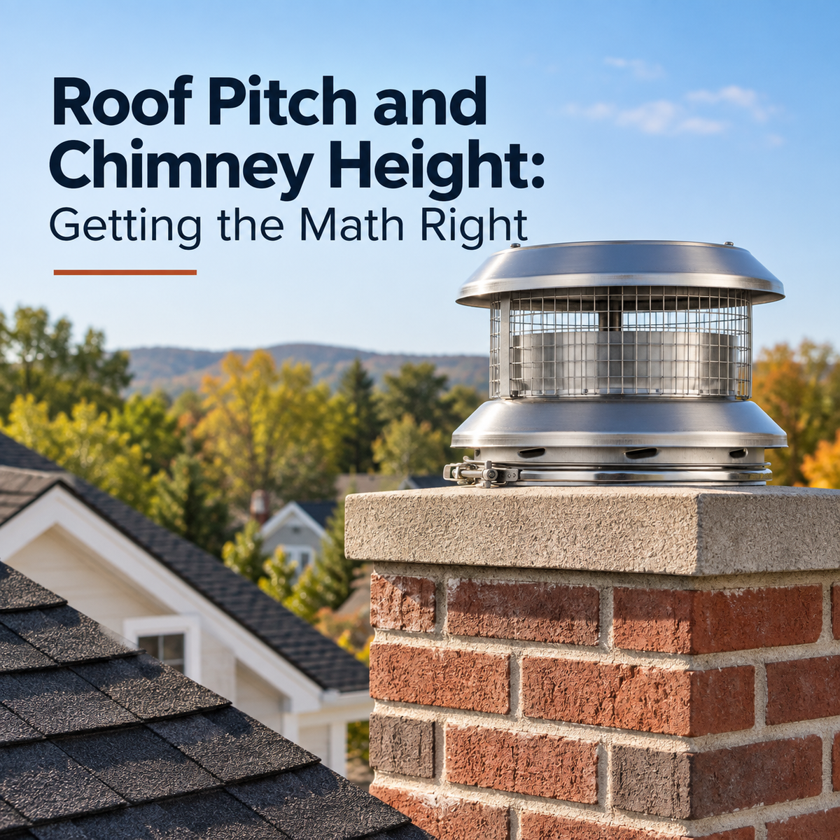 Roof Pitch and Chimney Height: Getting the Math Right