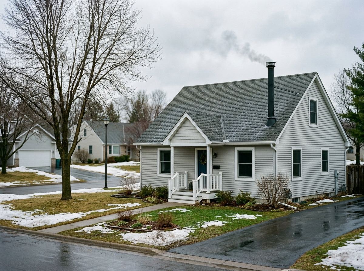 Shasta Vent sauna being used