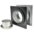 6-Inch Wall Thimble Kit with Finishing Collar (Through-Wall)