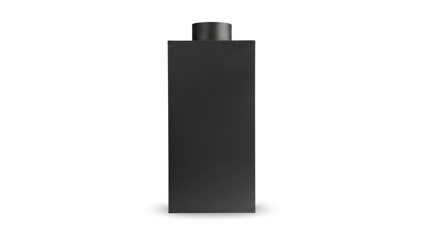 6-Inch Ceiling Support Box - Black Finish (Square)
