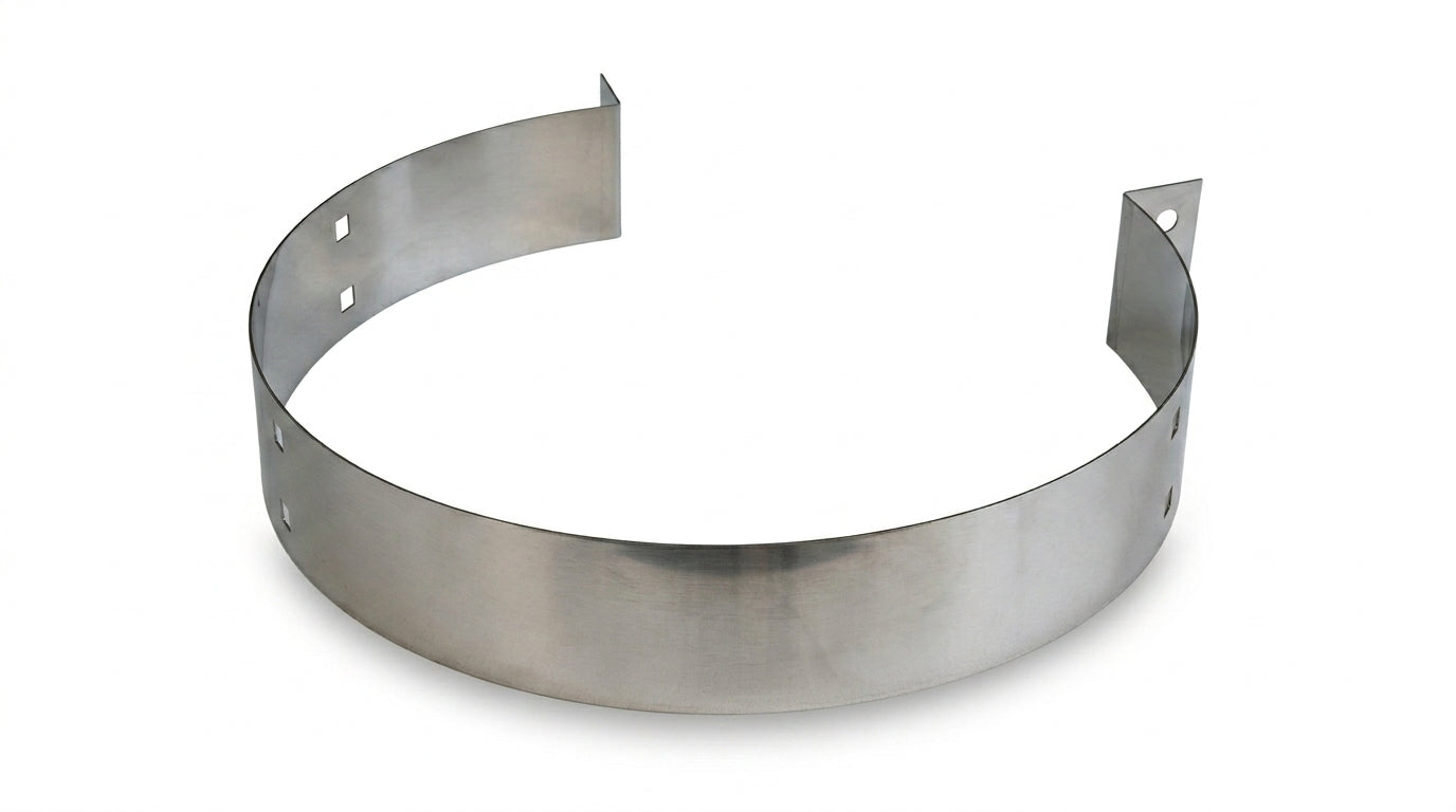 8-Inch Chimney Pipe Elbow Kit - 15 Degree Offset