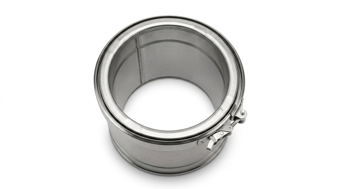 6-Inch Chimney Pipe x 8-Inch Length (Class A Stainless Steel)