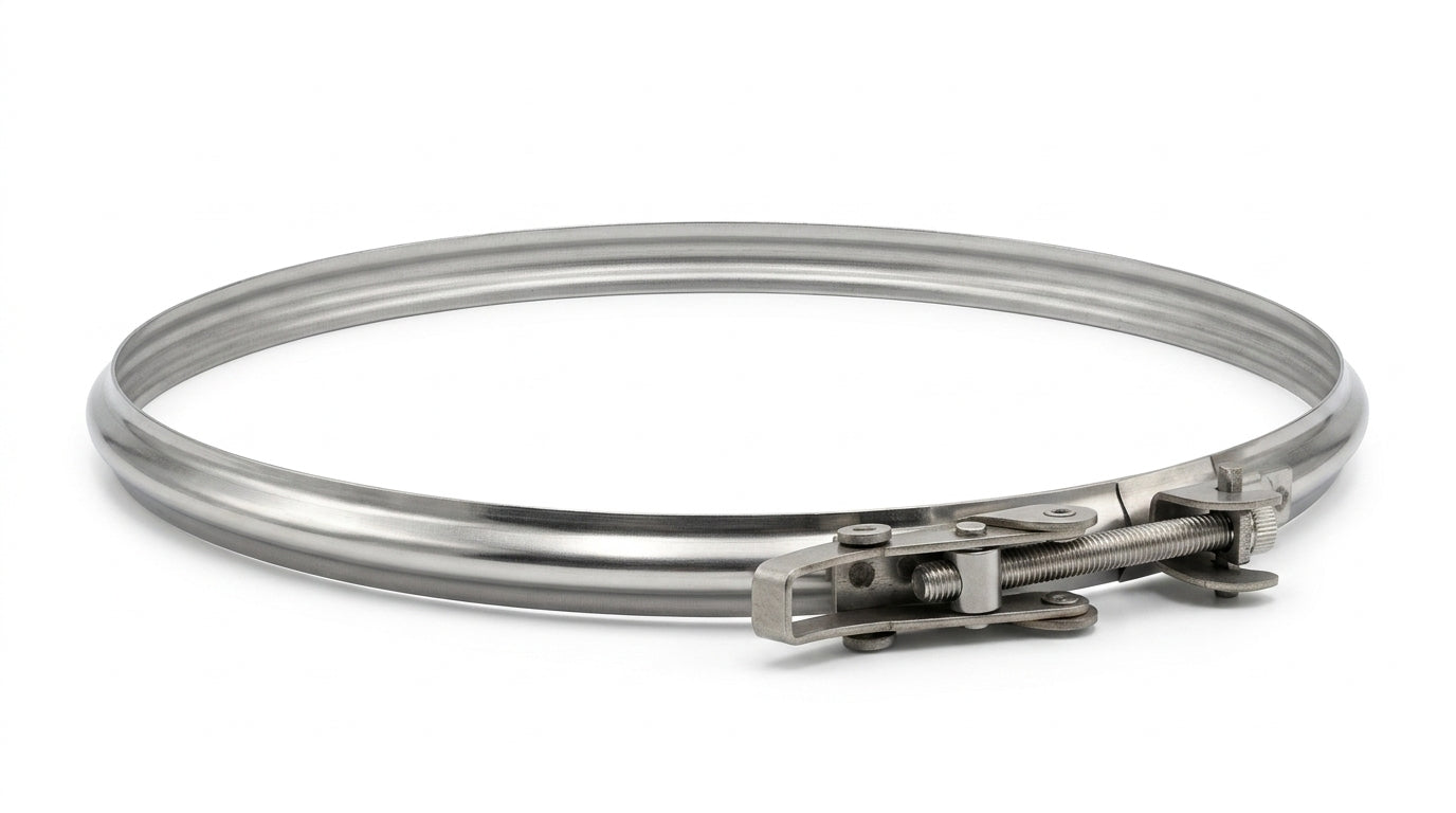 6-Inch Heavy-Duty Chimney Pipe Locking Band