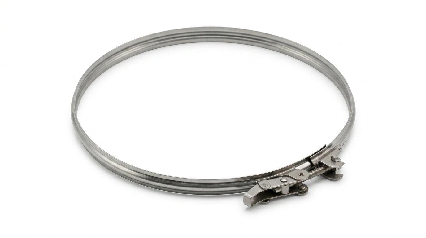 6-Inch Heavy-Duty Chimney Pipe Locking Band