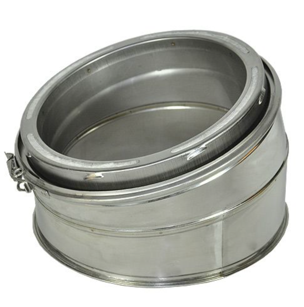 8-Inch Chimney Pipe Elbow Kit - 15 Degree Offset