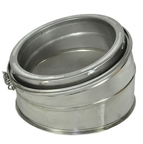 6-Inch Chimney Pipe Elbow Kit - 15 Degree Offset