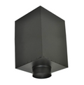 6-Inch Ceiling Support Box - Black Finish (Square)