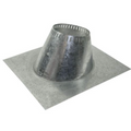 6-Inch Ventilated Roof Flashing for 0/12 to 6/12 Pitch