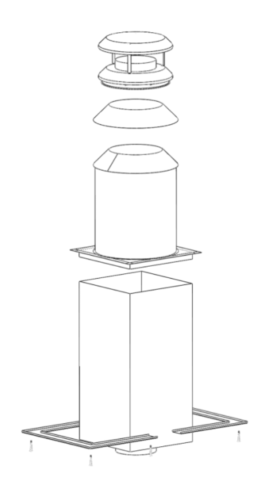 6-Inch Thru-The-Ceiling Kit