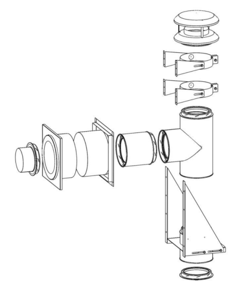 8-Inch Thru-The-Wall Kit
