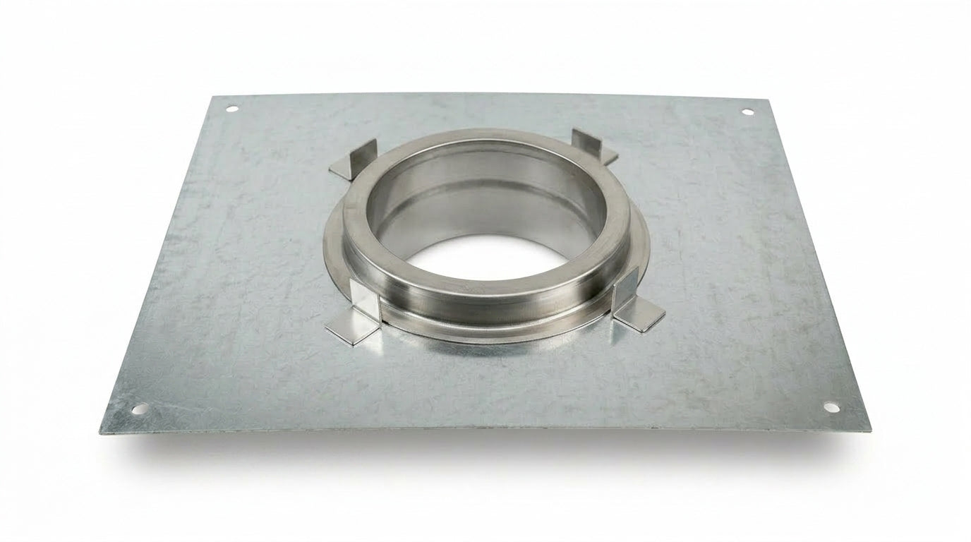 6-Inch Anchor Plate for Masonry Chimney Connection