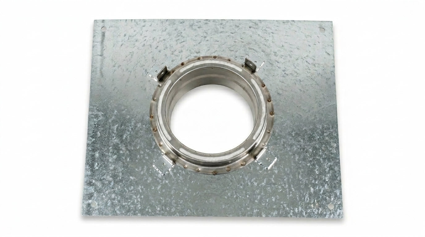 6-Inch Anchor Plate for Masonry Chimney Connection